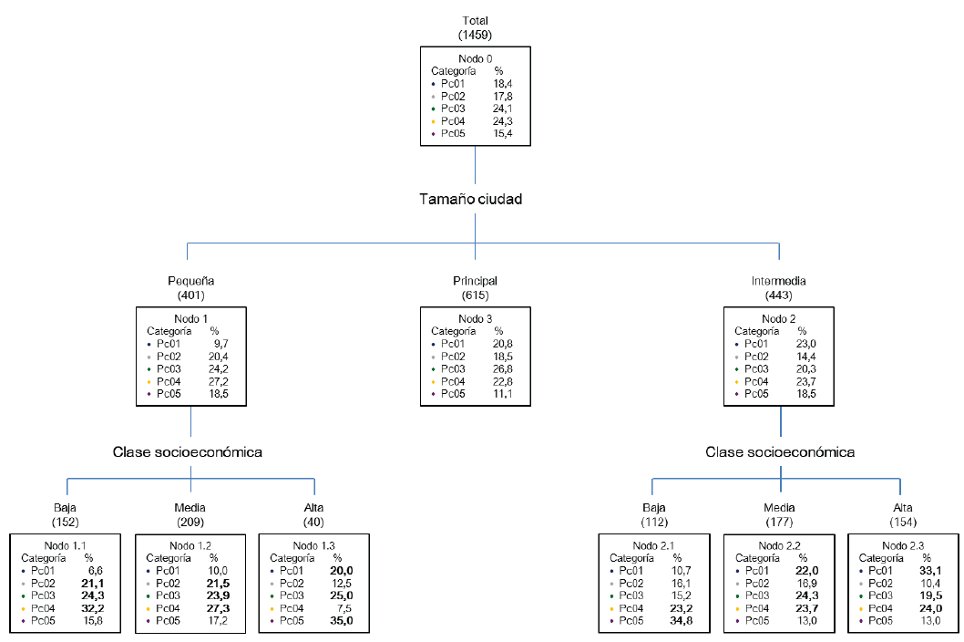 Figura 3. Árbol de Segmentación.